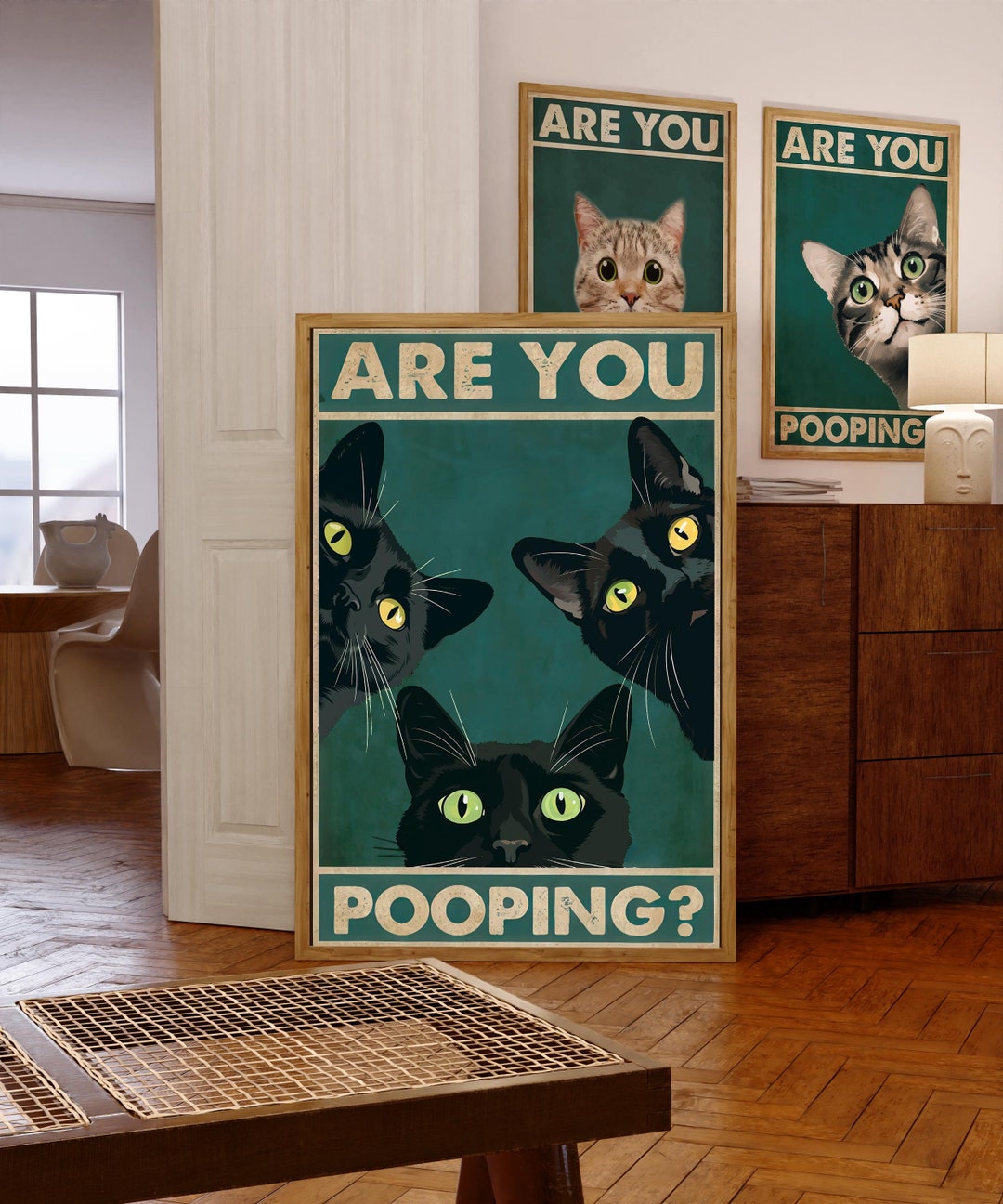 Are You Pooping Cat Print Cat Printable Funny Animal Print Poster Funny Cat Are You Pooping ...