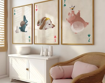 Studio Ghibli Playing Card Poster Set: Miyazaki Anime Art