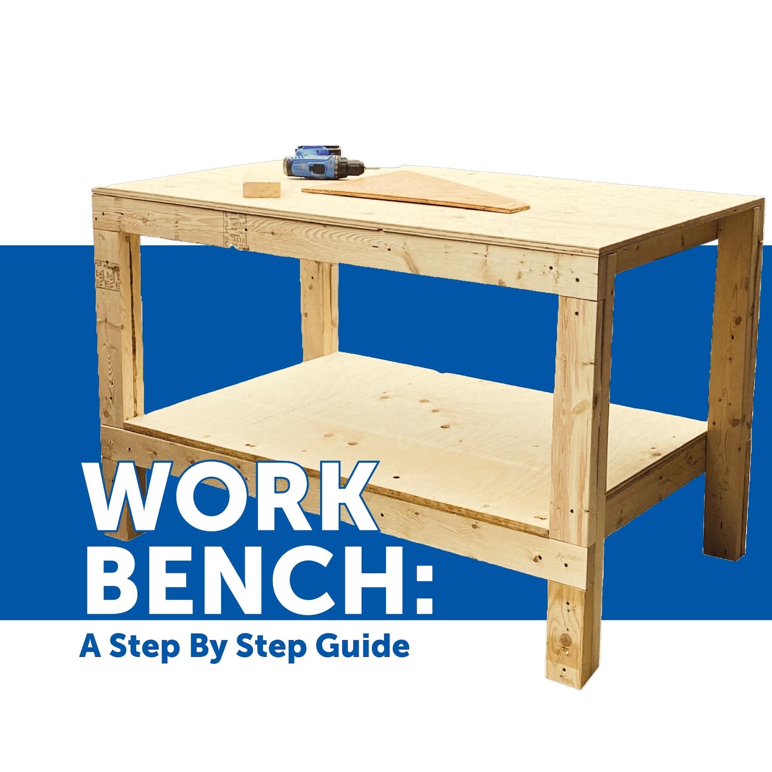 DIY Garage Workbench Plans | Easy Build Work Table (PDF Download) - Etsy