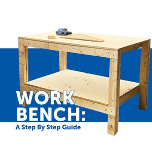 DIY Garagen-Werkbank-Pläne | Easy Build Work Tabelle (PDF Download)