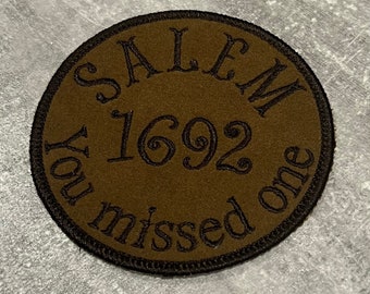 Salem patch embroidery file