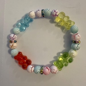 gummy bear bracelet adult size 17cm