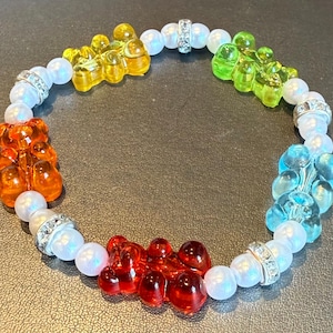 gummy bear bracelet adult size 17cm