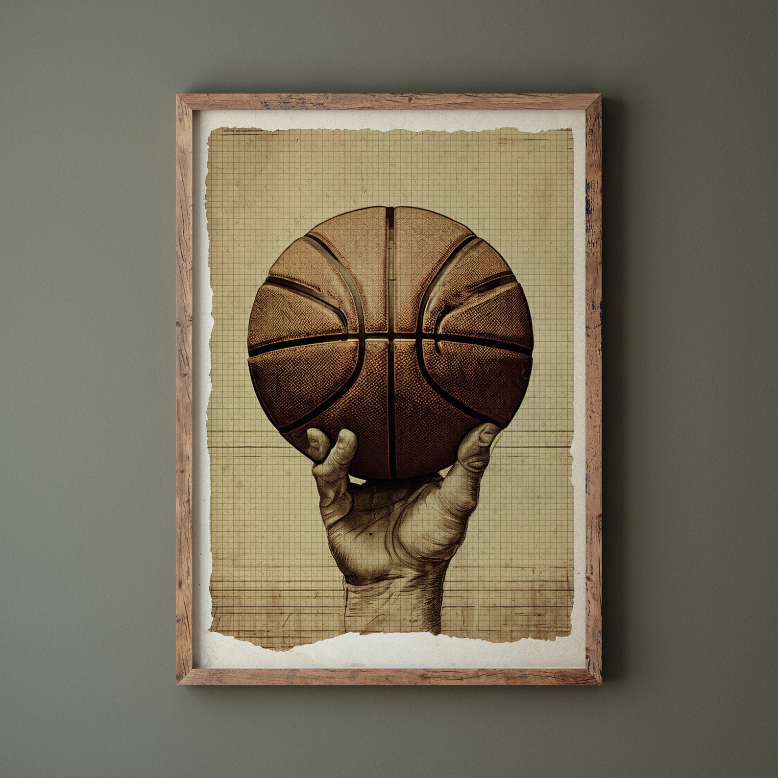 Basketball Boys Room Decor Set of 6 Gallery Wall Basketball Quote Wall