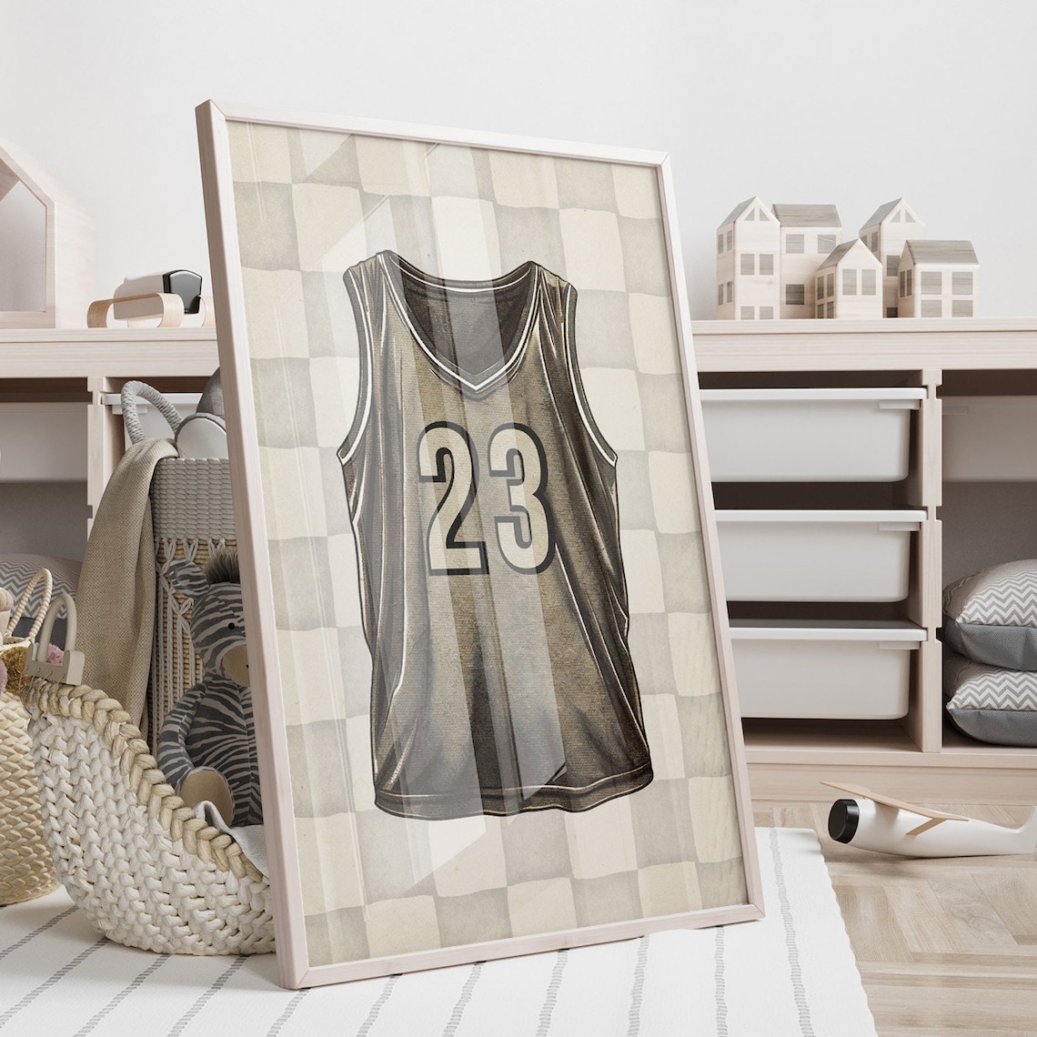 Basketball Boys Room Decor Set of 6 Gallery Wall Basketball Quote Wall