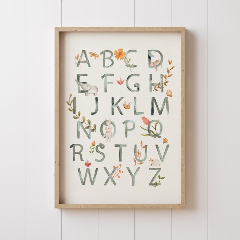 Abc Poster - Etsy