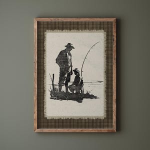 Fishing Hunting Woodland Wall Art Deer and Duck Nature Themed Prints Boys Room Adventure Awaits Hunting Dog Nature Wild Life Boys Prints image 7
