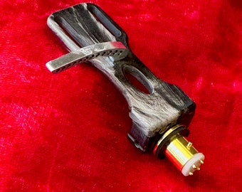 SME headshell made of buffalo horn with aluminum bracket for record players