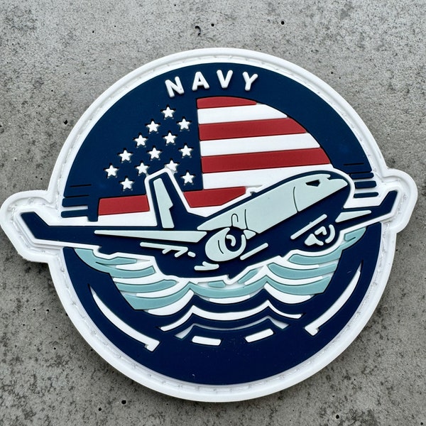 Navy P8 Poseidon Military Aviation Boeing Patch