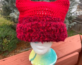 Devil cat ear beanie