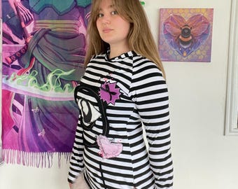 Y2K emo/scene dress
