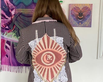 Reworked festival third eye jacket