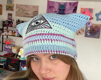 Third eye cat hat