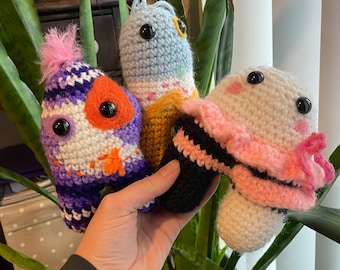 Little Guys ,amigurumi, plushie, art plush