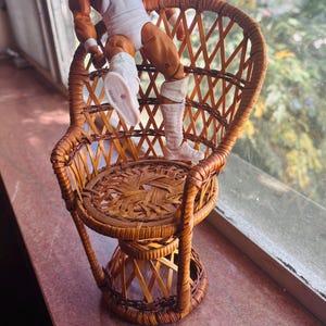 vintage rattan chair 藤家具 椅子 古道具 和モダン レトロ Rattan Chair / ラタン チェア 【A】〈椅子・籐張り・店舗什器