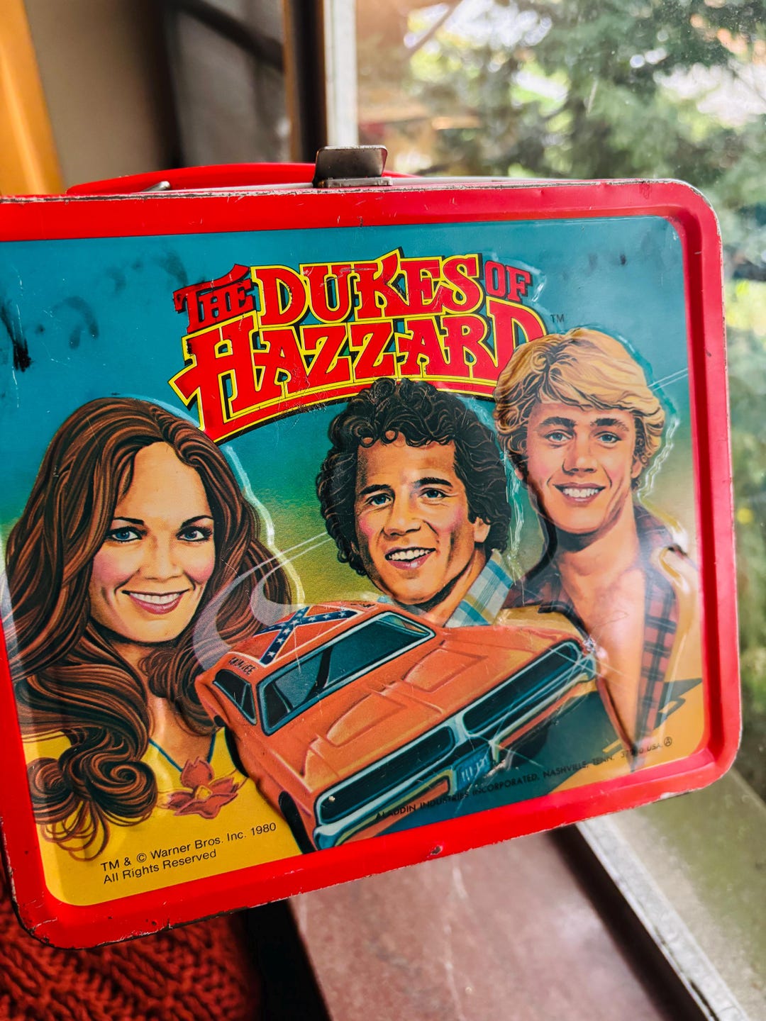 Vintage 1980s “the Dukes of Hazzard” Collectible Metal Lunchbox by