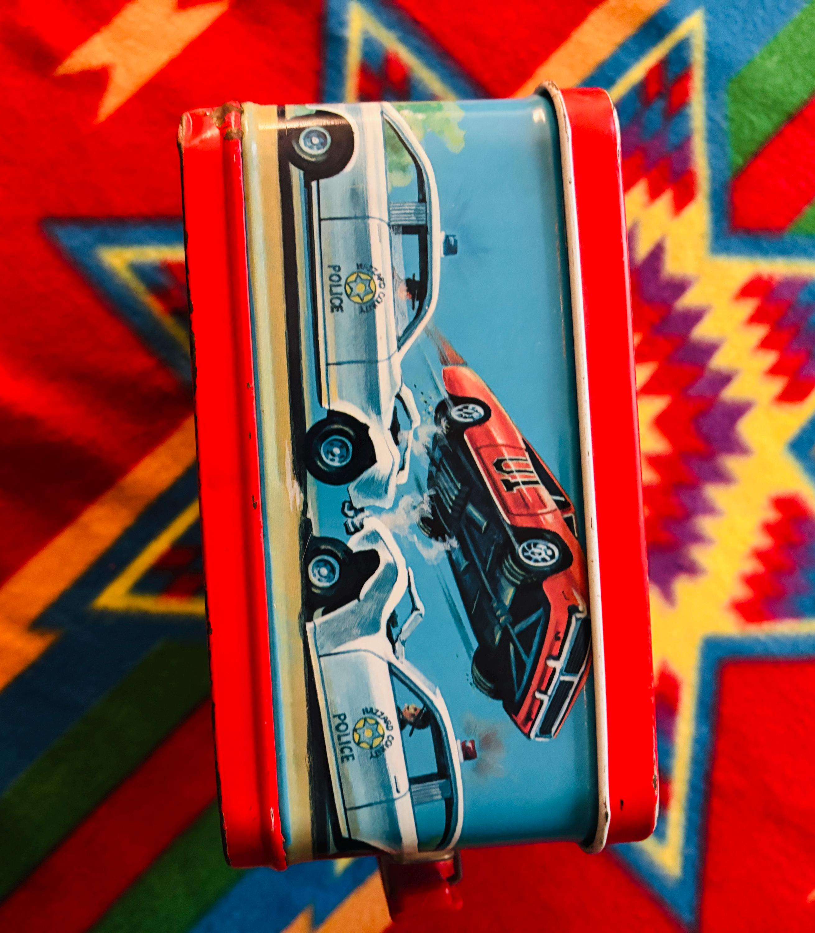 Vintage 1980s “the Dukes of Hazzard” Collectible Metal Lunchbox by