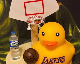 Basketball rubber duck, summertime sports ducks, you choose your Favorite team.