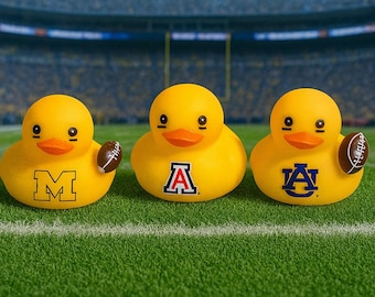 College Football Rubber Duck, Choose your favorite team, Game day