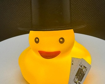 Poker Duck, Card Tricks, Lucky Rubber Duck