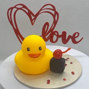 Love is in the air, Valentine’s Day rubber duck