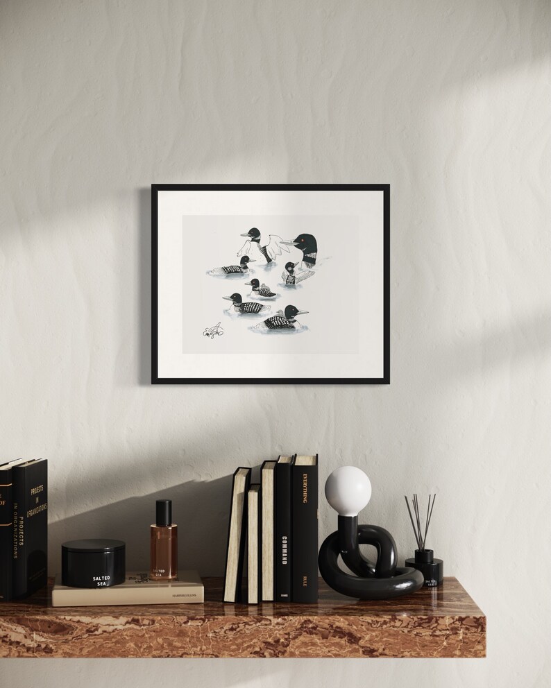 Common Loon Collection Print - Etsy