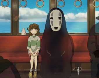 Custom Anime Portrait - Spirited Away - Studio Ghibli