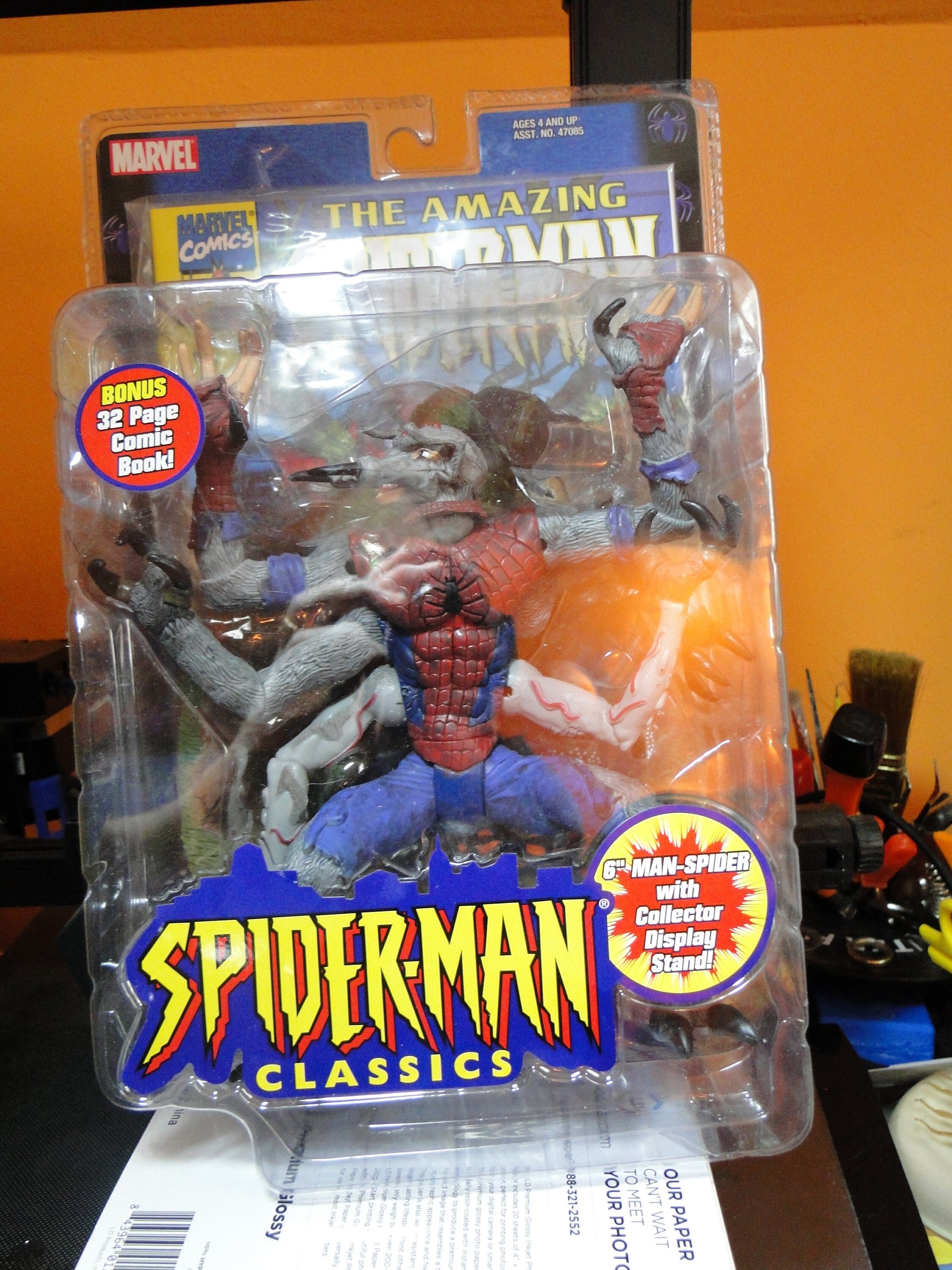アメコミ MARVEL SPIDER-MAN CLASSICS MAN-SPIDER Vintage Marvel Spider-man Classics 6 Arms Man-spider Action Figure