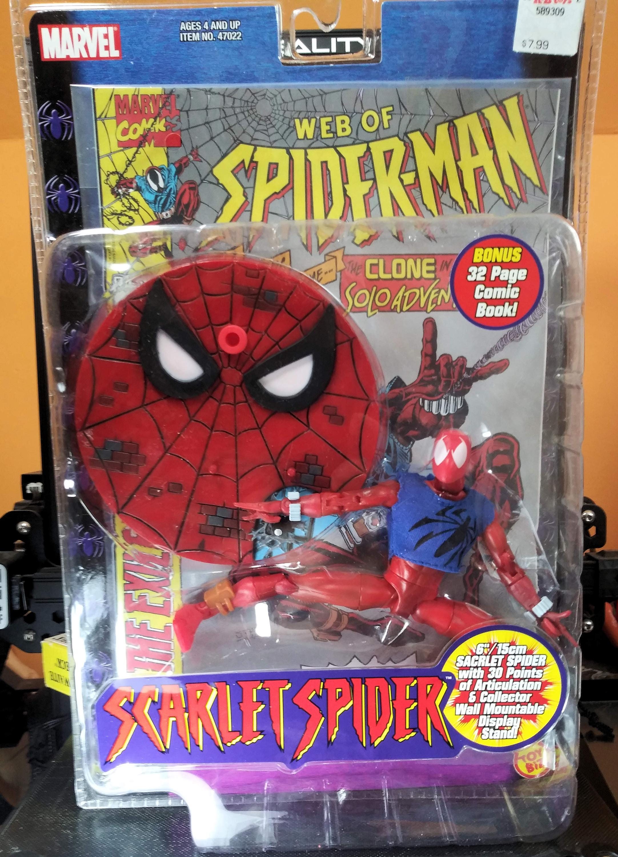 Marvel Legends 2001 Spider Man Classics Scarlet Spider New B5 - Etsy