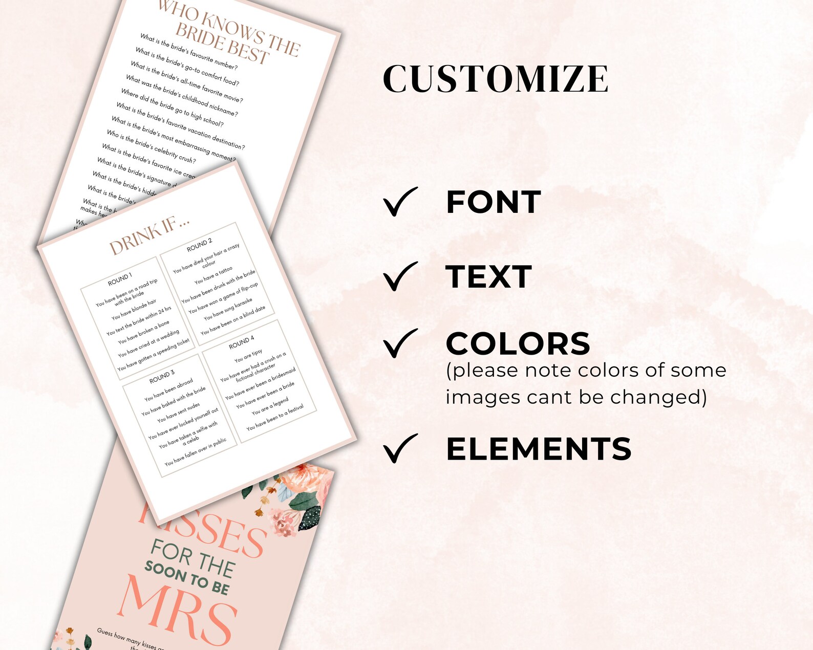50 PLR BRIDAL SHOWER Games, Bridal Shower Games Bundle to Resell, Plr ...