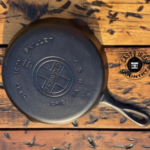 Griswold #6 Large Block Logo Cast Iron Skillet, 699B. A Perfect Gift.