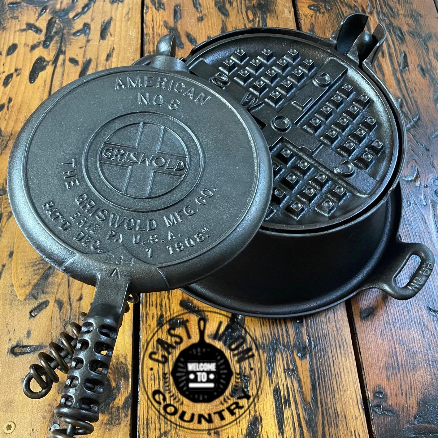GRISWOLD グリスウォルド社 鋳鉄製 ビンテージ ワッフルメーカー NO7 GRISWOLD グリスウォルド社 鋳鉄製 ビンテージ ワッフルメーカー NO7