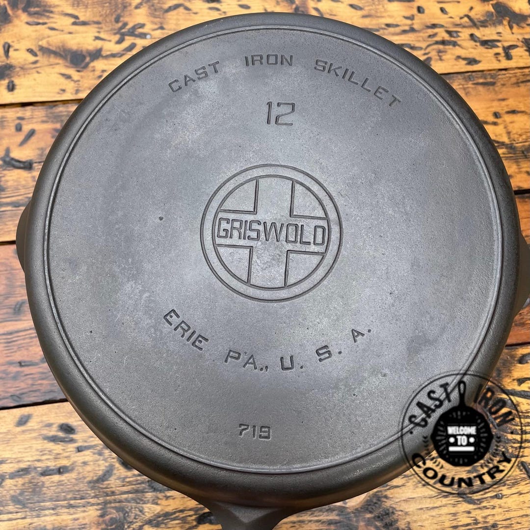 Griswold 12 Cast Iron Skillet