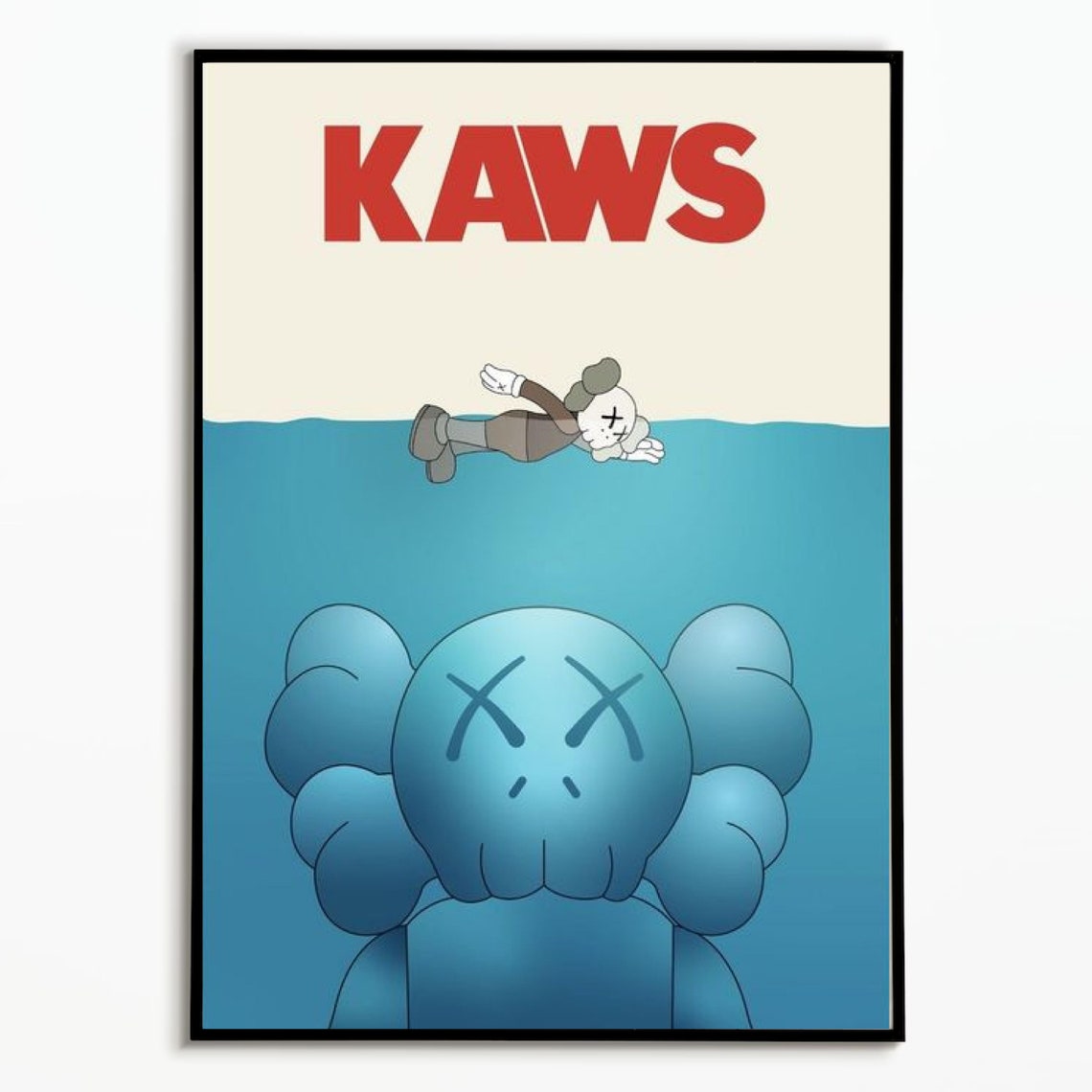 Poster KAWS Companion Pop Art Urban Art Gift Etsy