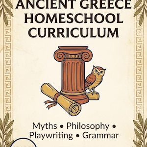 Unità didattica sull'antica Grecia / Programma di studio sulla mitologia greca per l'istruzione domiciliare / Corso di lingua e letteratura inglese di 36 settimane / PDF stampabile per le classi dalla seconda alla quinta elementare