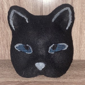 Black Cat Therian/Quadrobics mask