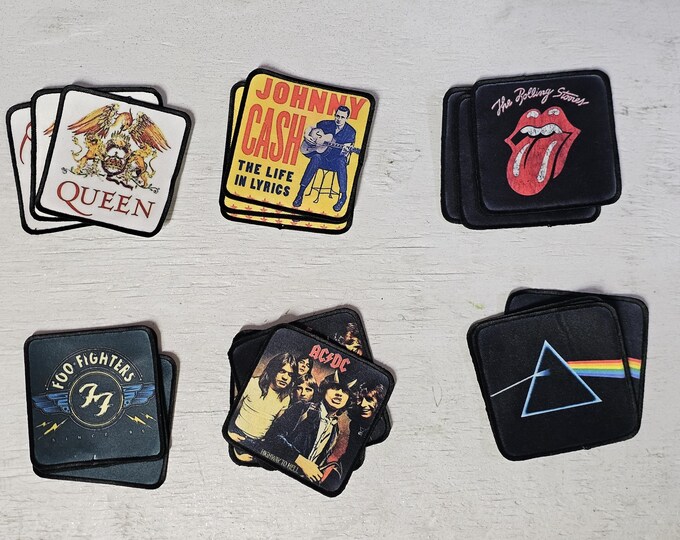 Patch, Queen, Cash, Stones, Punk, Rock, Patch, Decoration, Flair, Iron On, Sew On