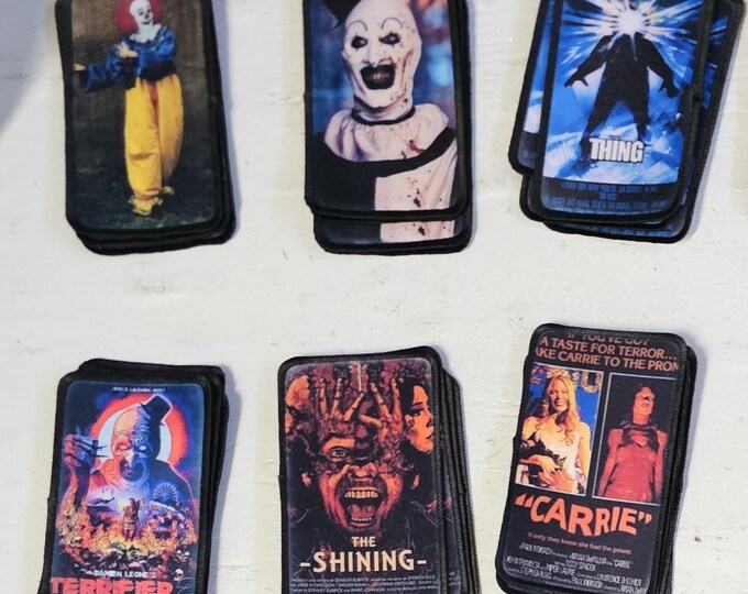 Scary Movie Patch, Horror, Creepy, Patch, Decoration, Flair, Iron On, Sew On