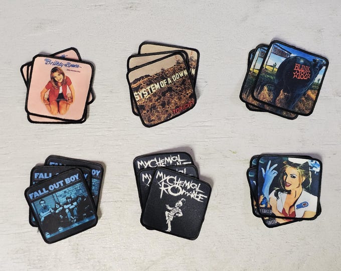 Patch, Goth, Blink, System, Brittany, Punk, Rock, Patch, Decoration, Flair, Iron On, Sew On