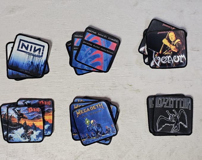 Patch, Goth, Nin, System, Zeppelin, Punk, Rock, Patch, Decoration, Flair, Iron On, Sew On