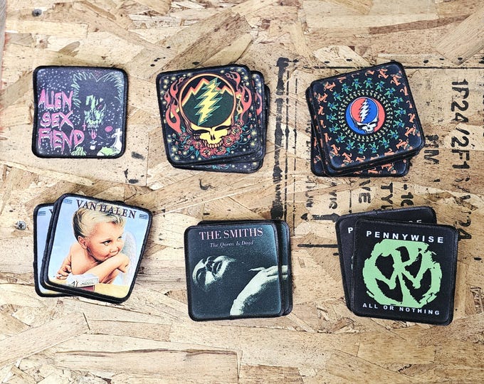 Patch, Nirvana, The Cure, Denim Jacket, Punk, Rock, Patch, Decoration, Flair, Iron On, Sew On