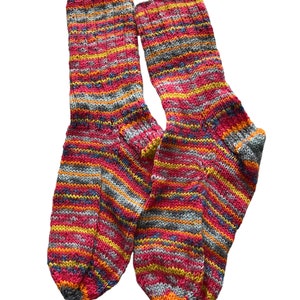 Chaussettes tricotées à la main pour adultes