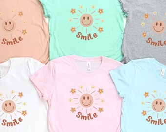 Smiley Face T-Shirt: Happy Sunshine Graphic Tee