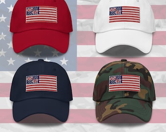 Gorra de béisbol Trump 45/47: Gorra MAGA bordada