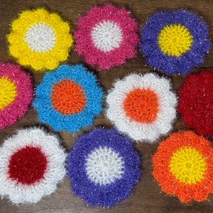 Crochet PATTERN Crochet Flower Scrubby Kitchen Scrubby Pattern Dish Scrubby Pattern Crochet Scrubbie