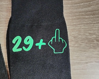Grappige sokken 30e verjaardag: 29 + 1 nieuwigheidscadeau