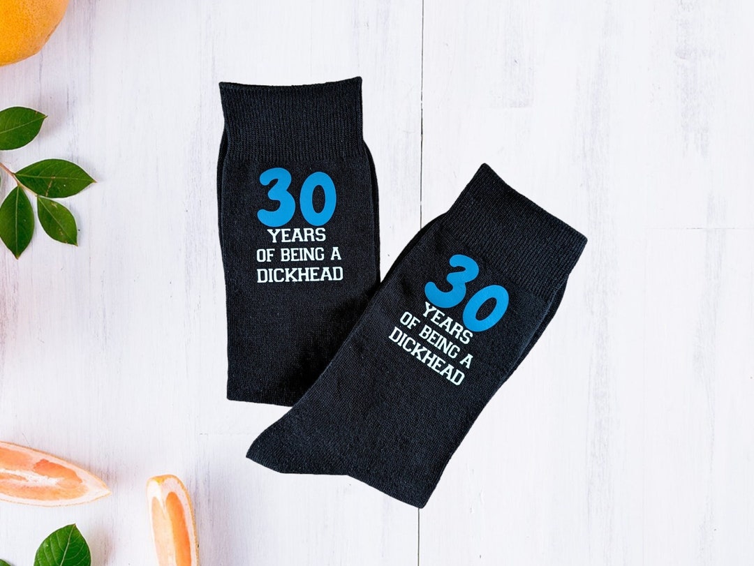 Limited Edition 1987 30th Birthday Black Socks – Men's UK 5-12, Novelty Gift (X6N249-1987)