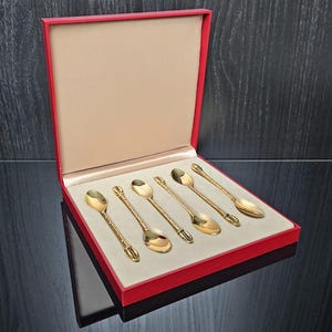 Cucchiaio Dorato In Metallo Per Tabacco O Tè – Piccolo E Chic, Lunghezza 8,5 Cm, In Acciaio Inossidabile