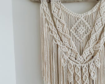 Veren: grote macramé-muurdecoratie