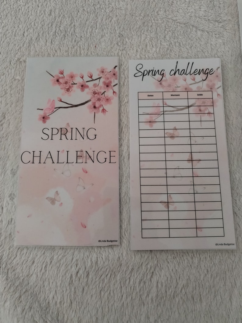challenge des saisons spring